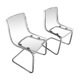 Pair of plexi chairs