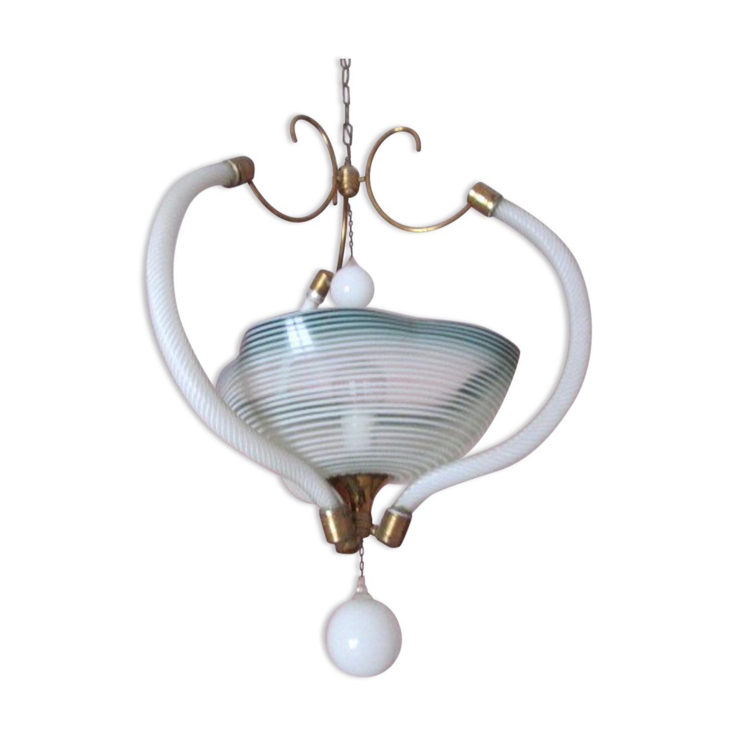 Murano glass pendant lamp from the 60s