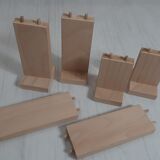 Curved plywood wall, bookcase, flowerbed, Volak by Holesov, 1960s Czechoslovakia