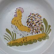 Old ceramic soup plate Charolles Auvergne