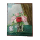 Tableau ancien bouquet de fleurs