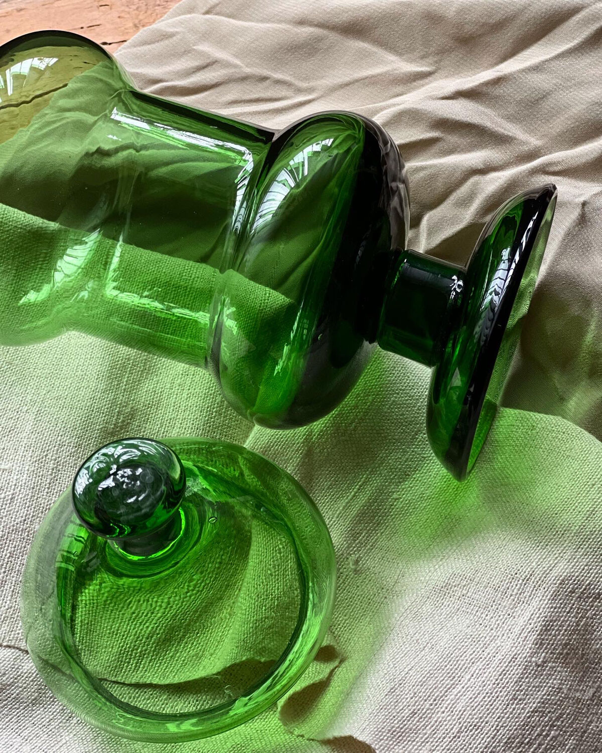 Apothicaire en verre soufflé