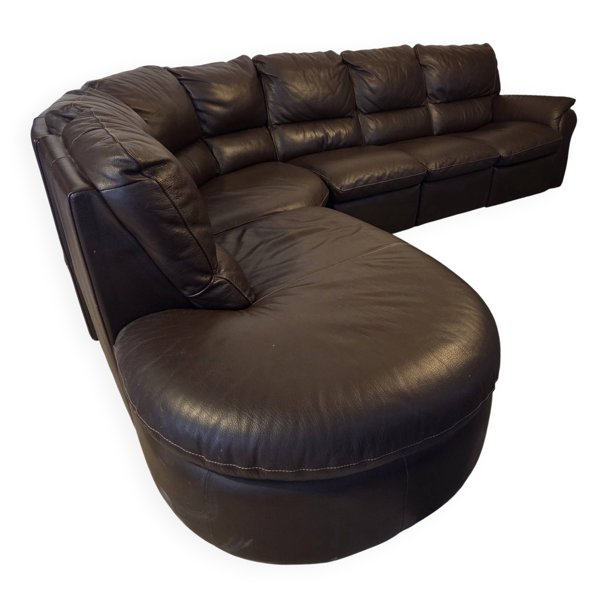 Roche Bobois leather sofa