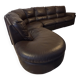 Roche Bobois leather sofa