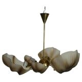 Lustre Murano en forme de coquillage