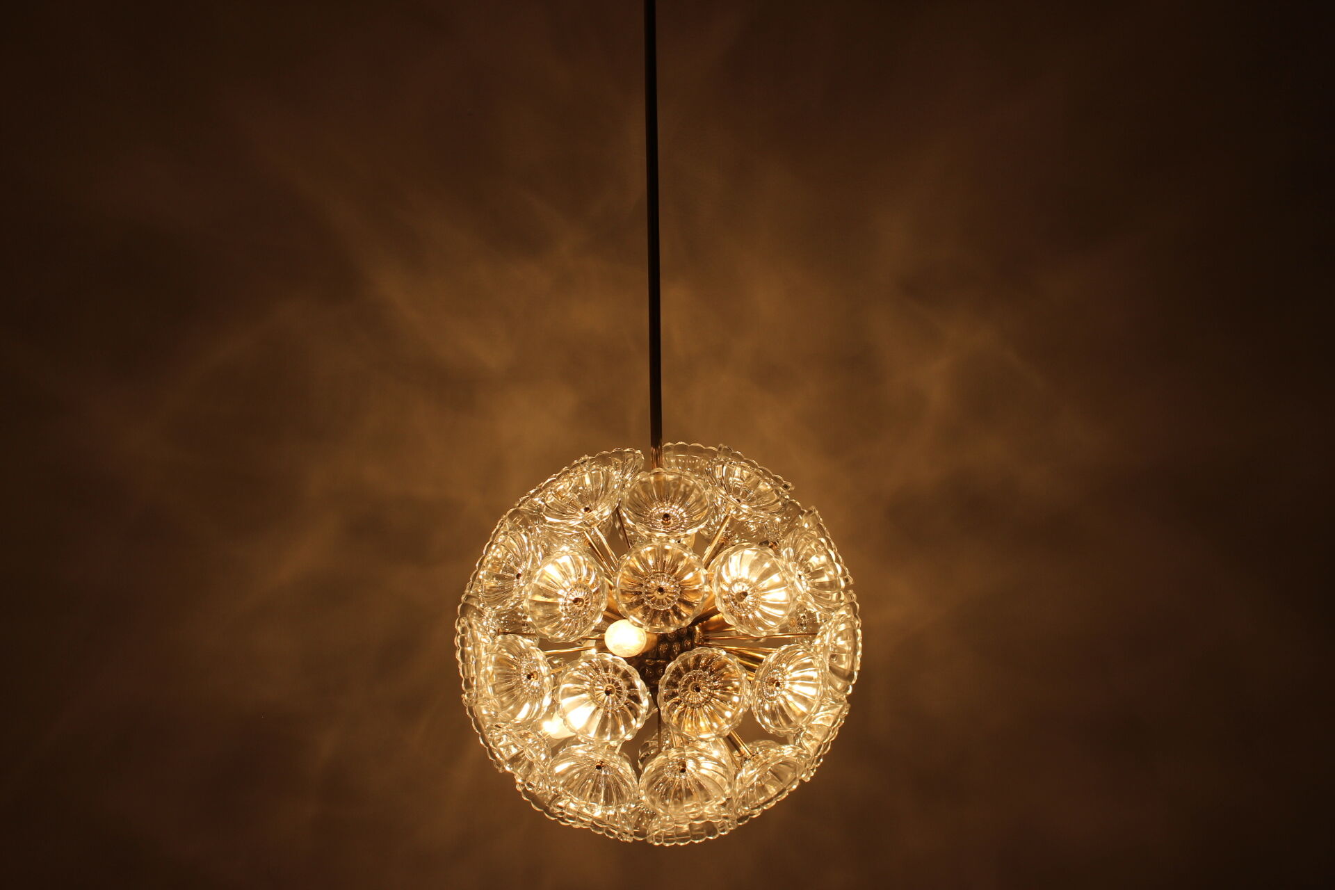 Dandelion Chandelier / Kamenický Šenov, Preciosa, 1970s