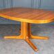 Dining room table with extensions French work 1970