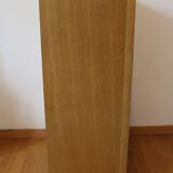 Filing cabinet with curtain