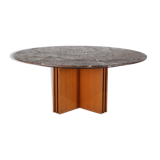 Heinz Lilienthal fossil stone coffee table with certificate
