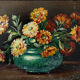 "Les dahlias" par E Lainé