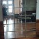 Industrial cast iron mirror