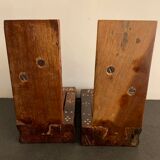 Pair of greenhouses books elephants in teak, 1970