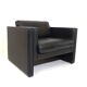 Knoll Studio Line set of 2 leather armchairs by Jürgen Lange