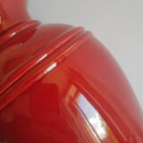 Old vintage numbered art deco red vase