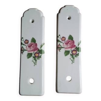 2 Paris porcelain cleaning plates