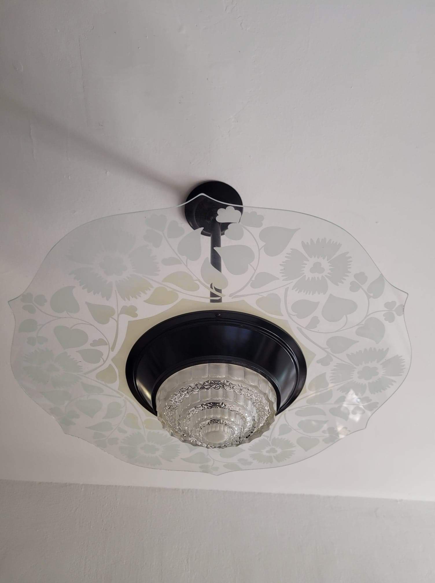 Modernist art deco ceiling light