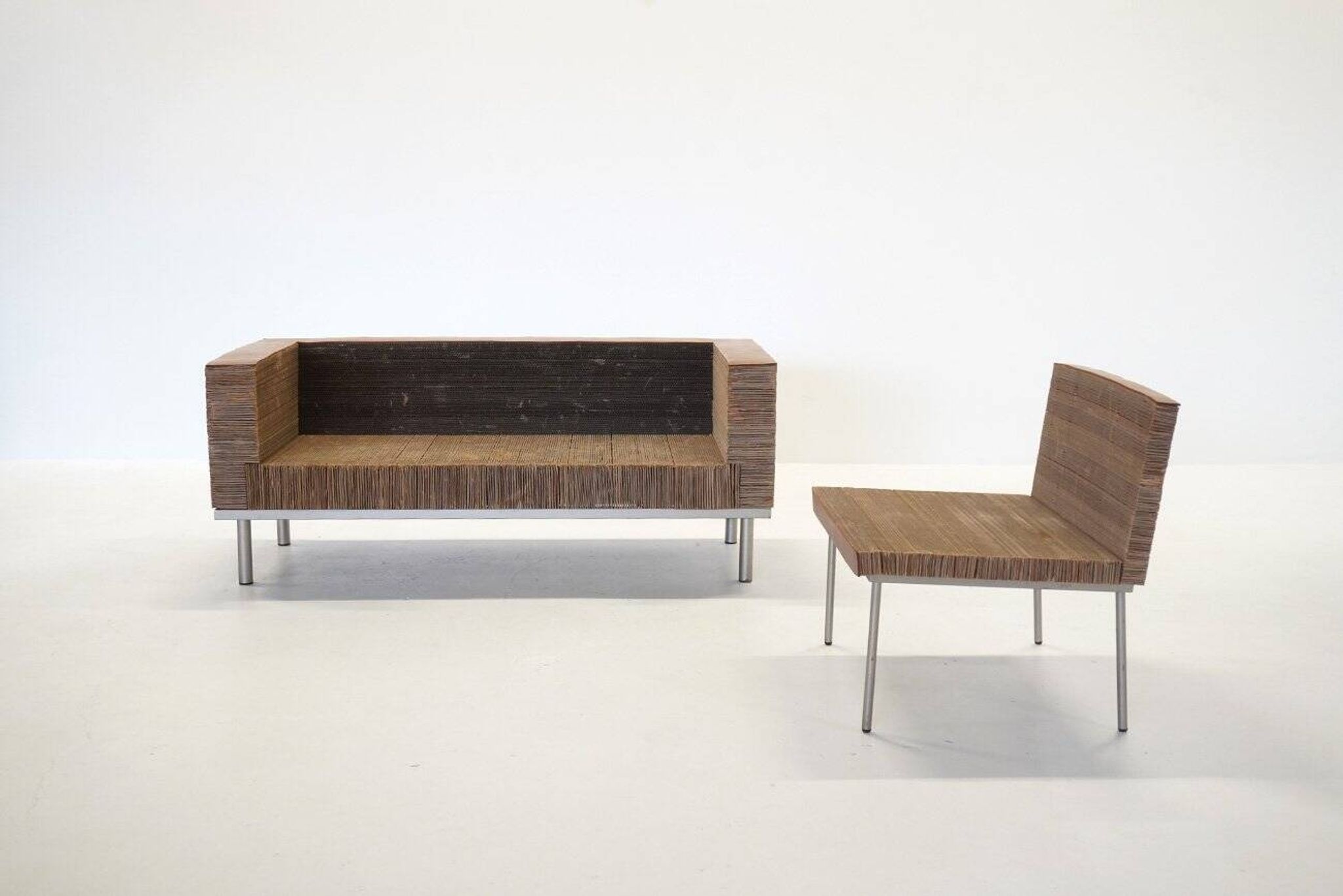 Set of Papel Sofa and Chair by Campana Brothers for Vitra, Switzerland, 1993