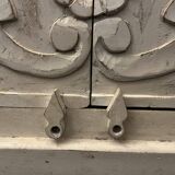 Sublime armoire indienne en bois blanc