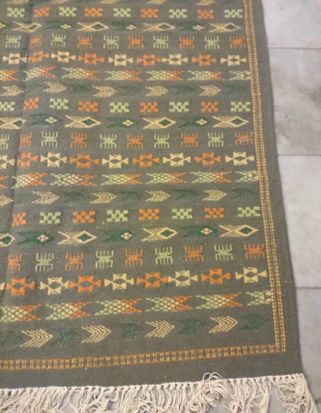 Berber carpet in pure wool 155x255cm
