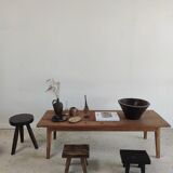 Coffee table in recycled solid teak L:161cm