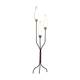 Lampadaire métal et corde et opaline vintage 50’s