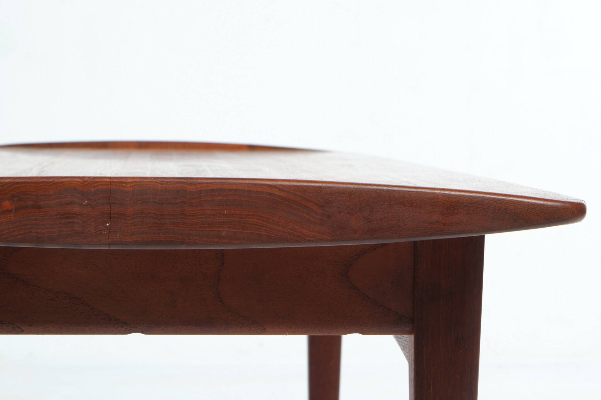 Tove Kindt-Larssen coffee table, vintage, solid teak, Denmark, 1960s.