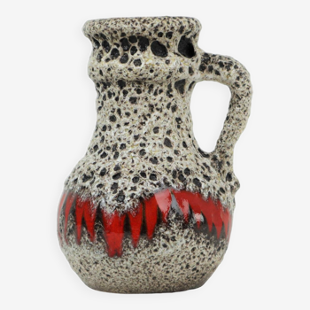 Fat Lava Design Vase Allemagne de l’Ouest Poterie Scheurich Lora 496-18