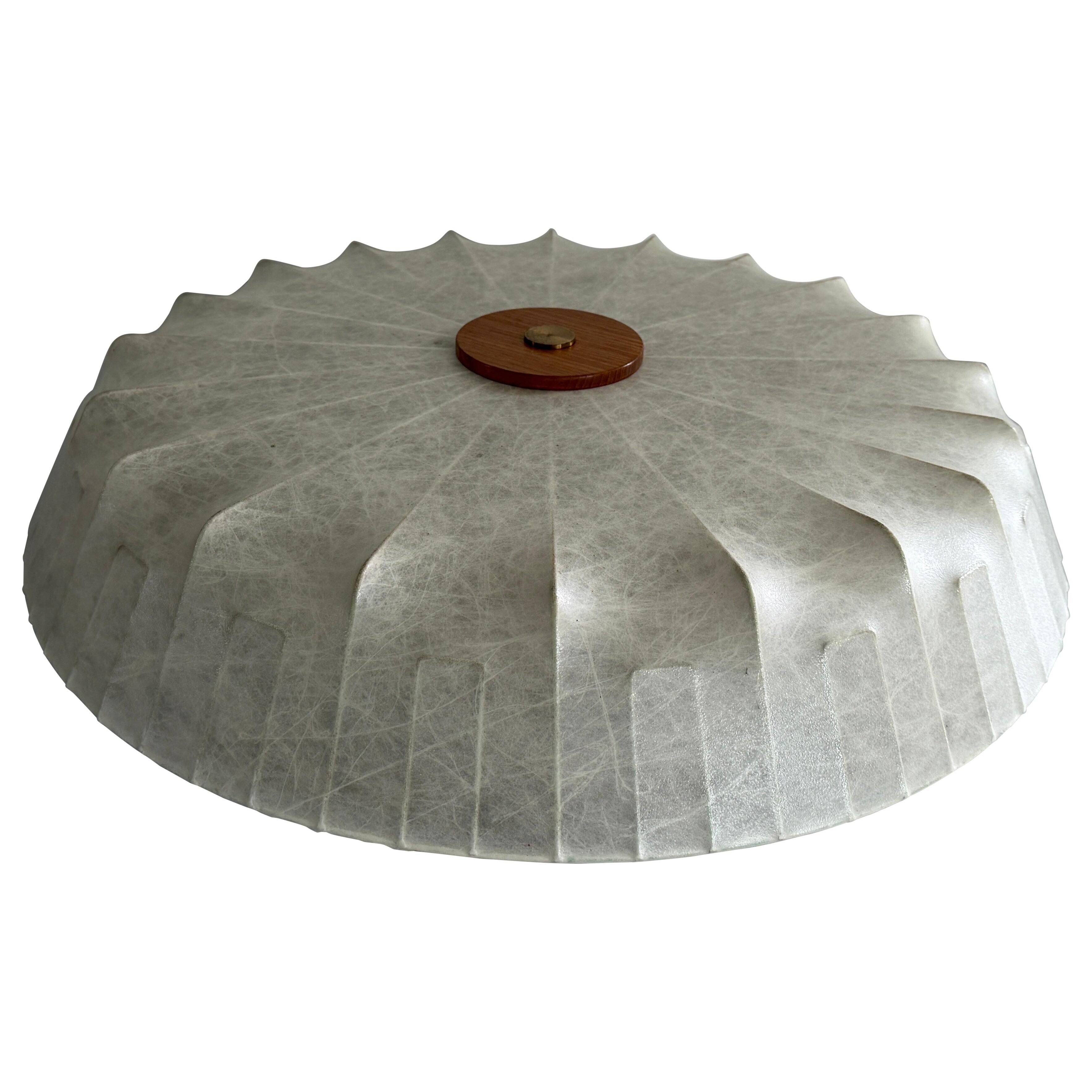 Recessed ceiling light Cocoon by GOLDkanT, 1960s, Germany.