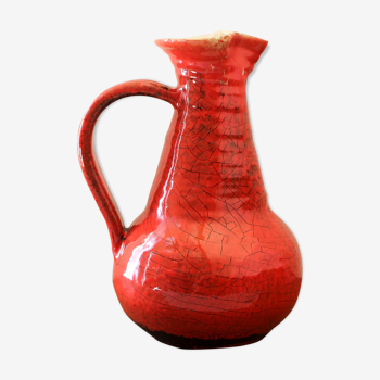 Pitcher Accolay red cracked effect
