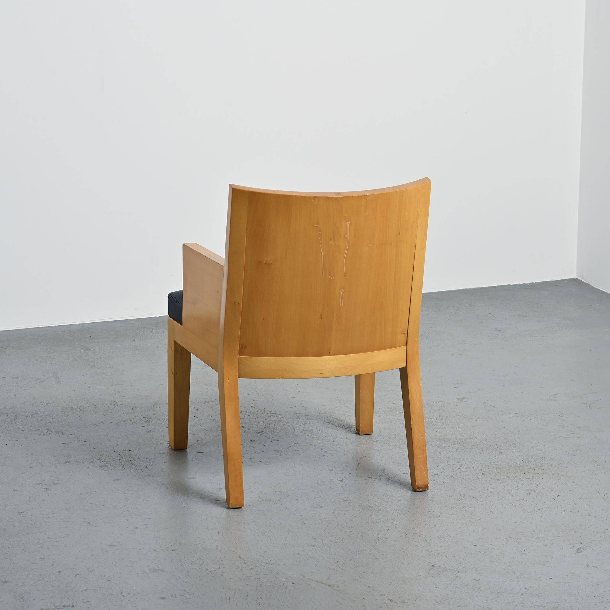 Pair of Stall armchairs by Christian Liaigre, circa 1990