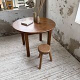 Round oak table 1950