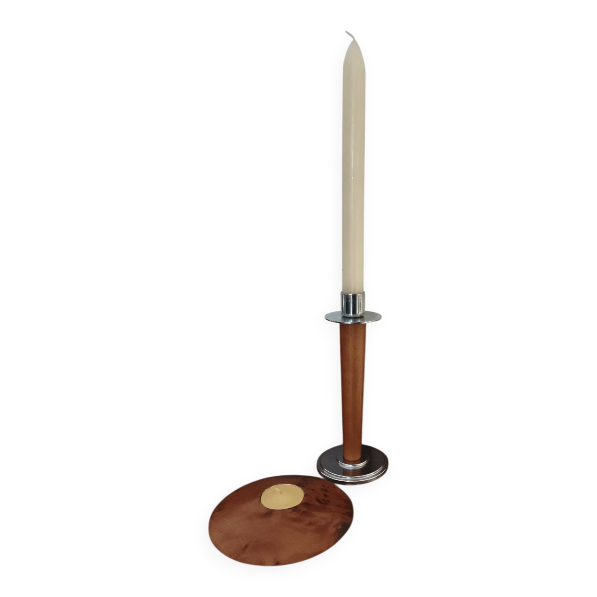 Candle holder and tealight holder.