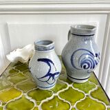 Vintage bluestoneware pitchers