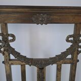 Bed Louis XVI in brass and bronze