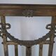 Bed Louis XVI in brass and bronze