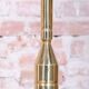 Mid-Century Modern Floor Lamp in Brass and Opaline Glass, 1960s