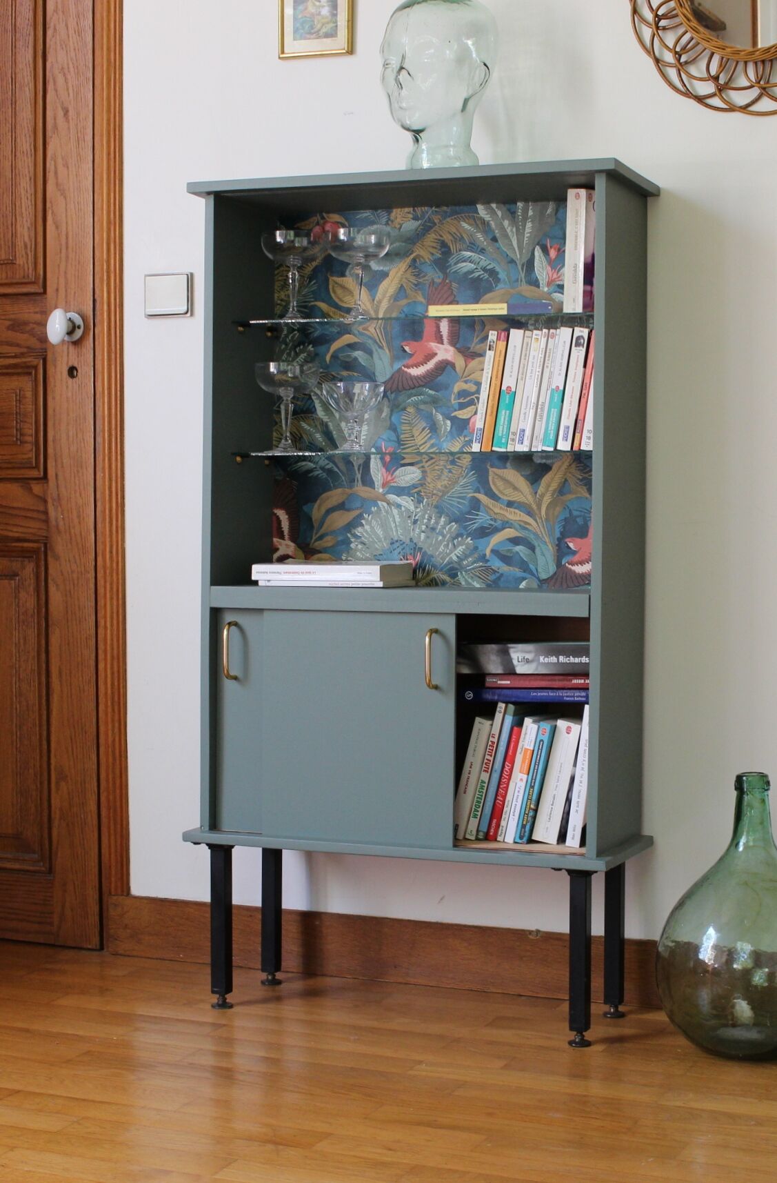 Vintage library from the 60s