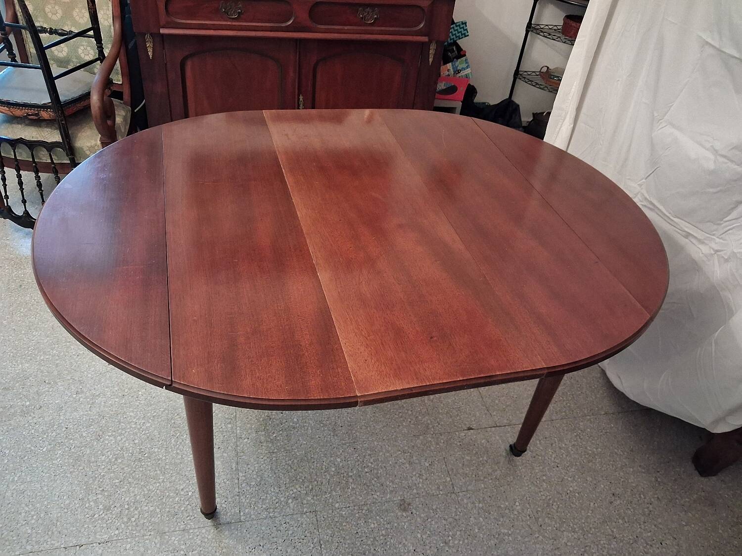 Solid mahogany dining table