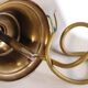 Luster "foliage" brass and gold metal 1970