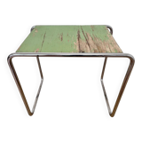 Table gigogne ou d'appoint chromée de style Bauhaus, conçue par Marcel Breuer pour Mucke Melder, années 1930