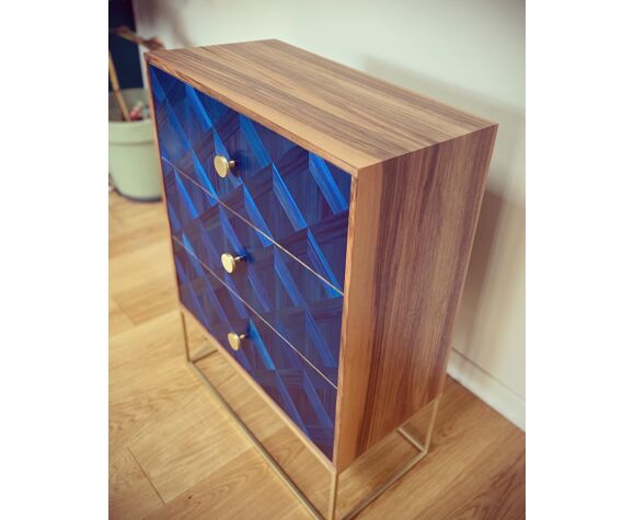 Chest of drawers "deep blue"