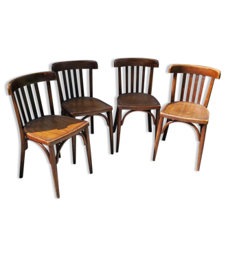 Lot de 4 chaises bistrot | Selency