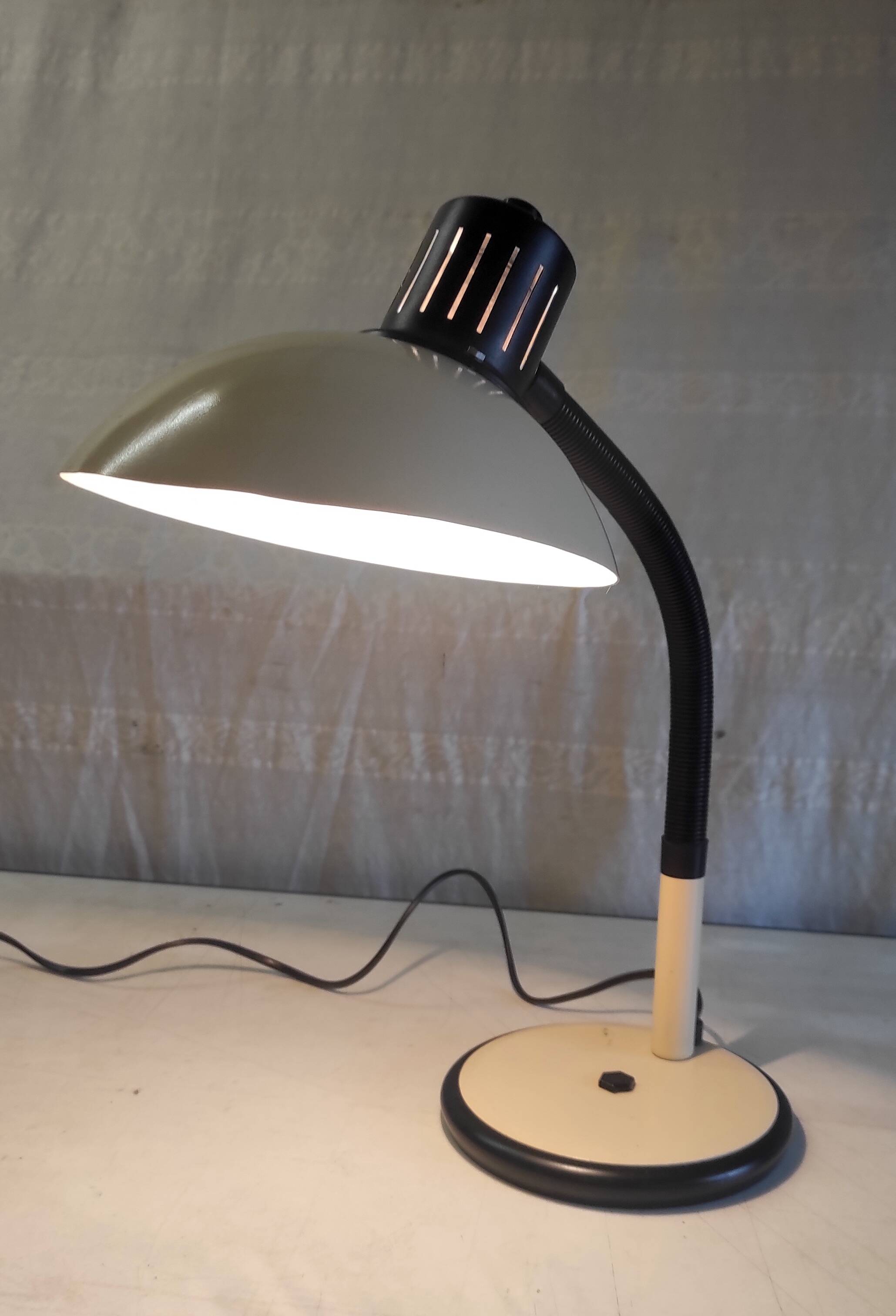 Articulated metal lamp by Aluminor (Fr) - 1970s/80s