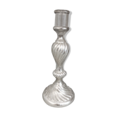 Bougeoir en verre églomisé