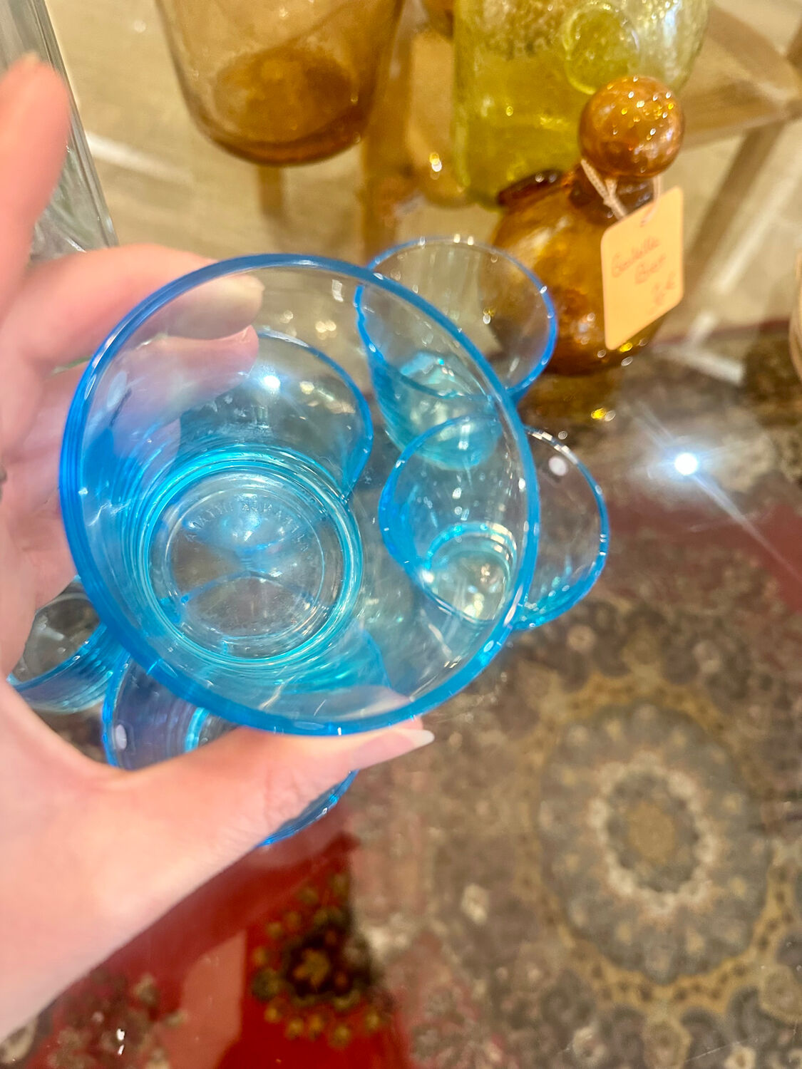 Verres vintage blue Iittala