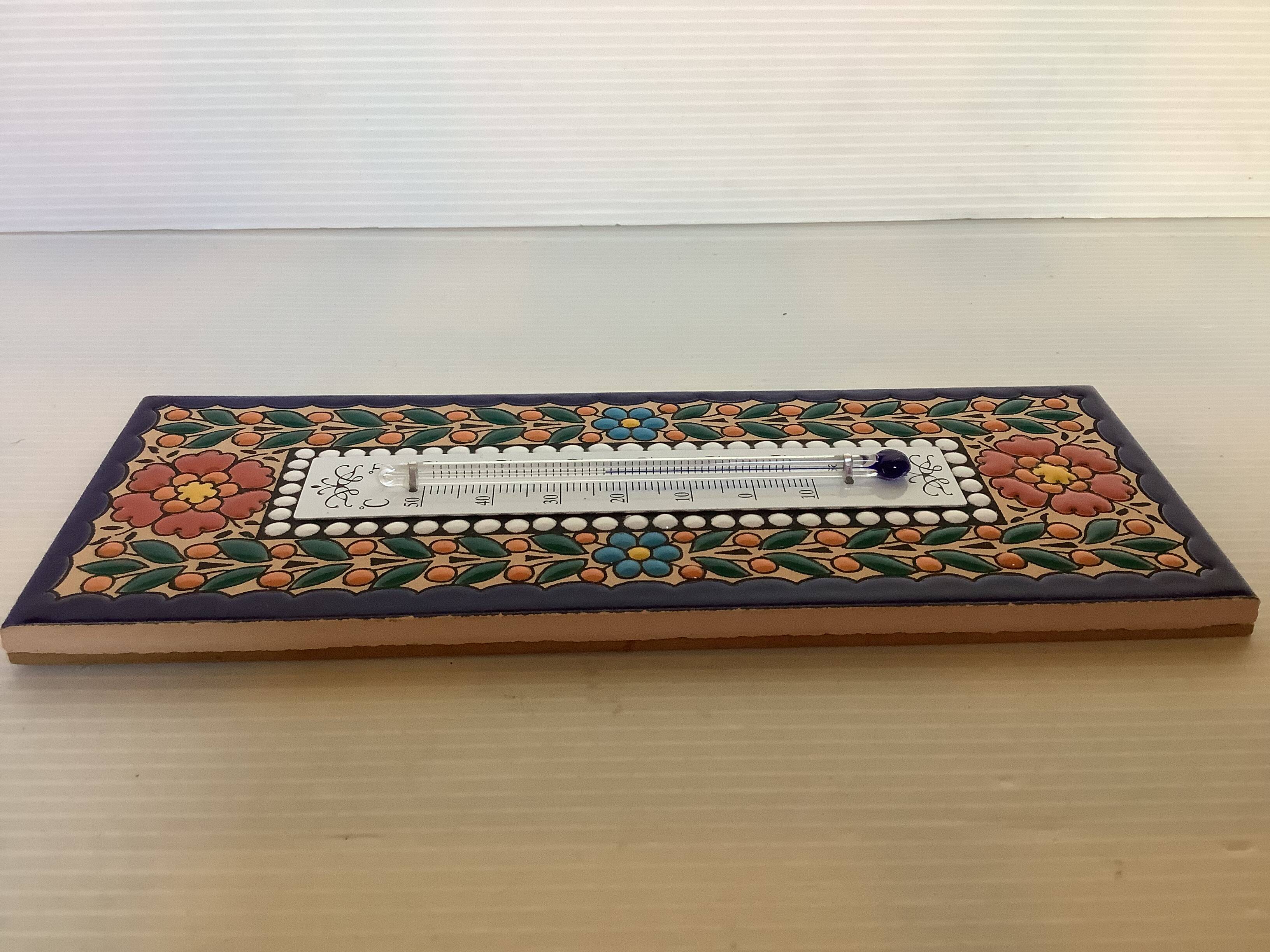 Cloisonne enamel thermometer