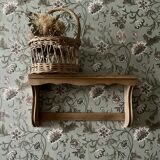 Renovated vintage wall shelf