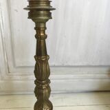 Golden bronze tripod lamp