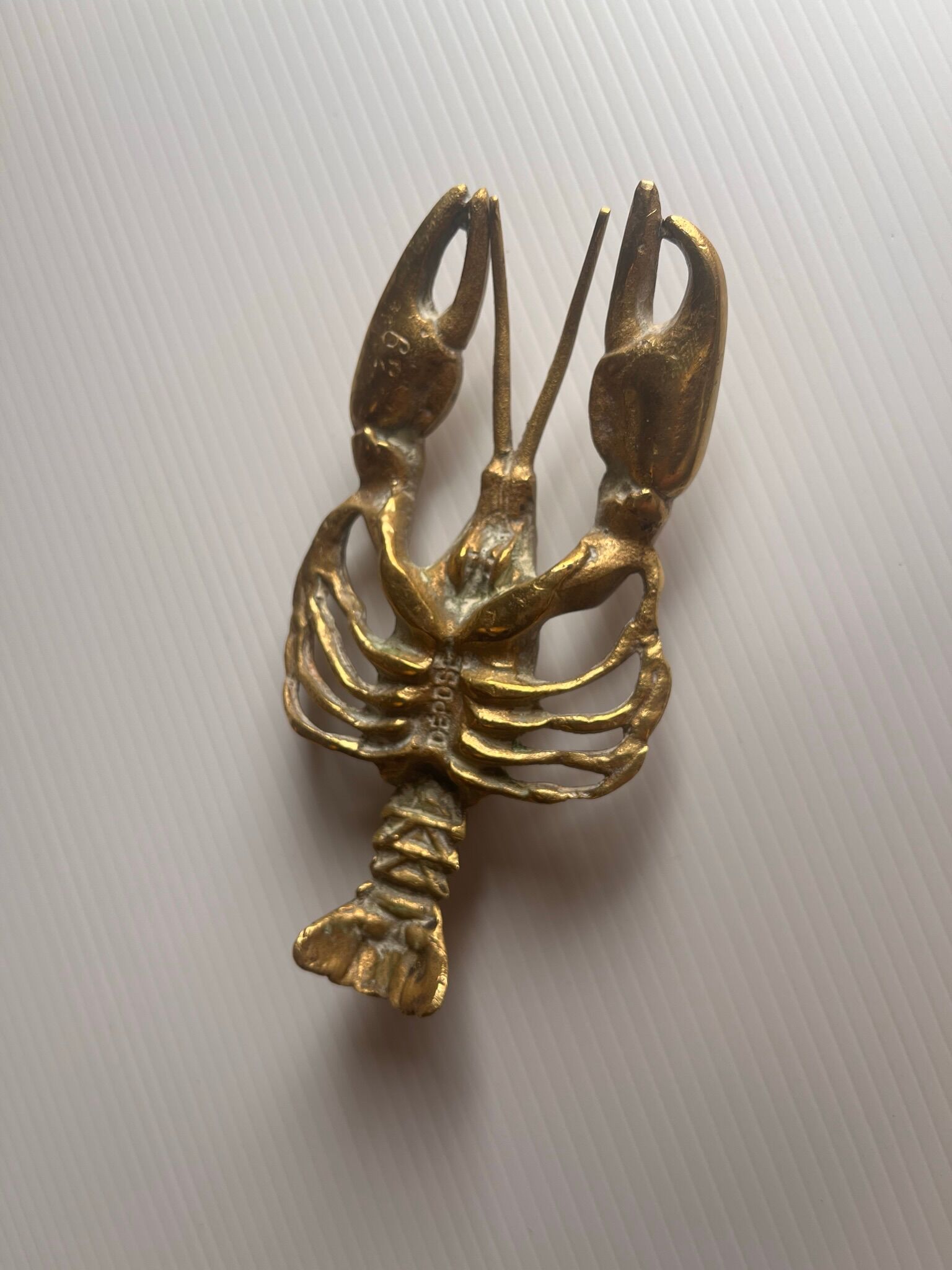 Brass lobster