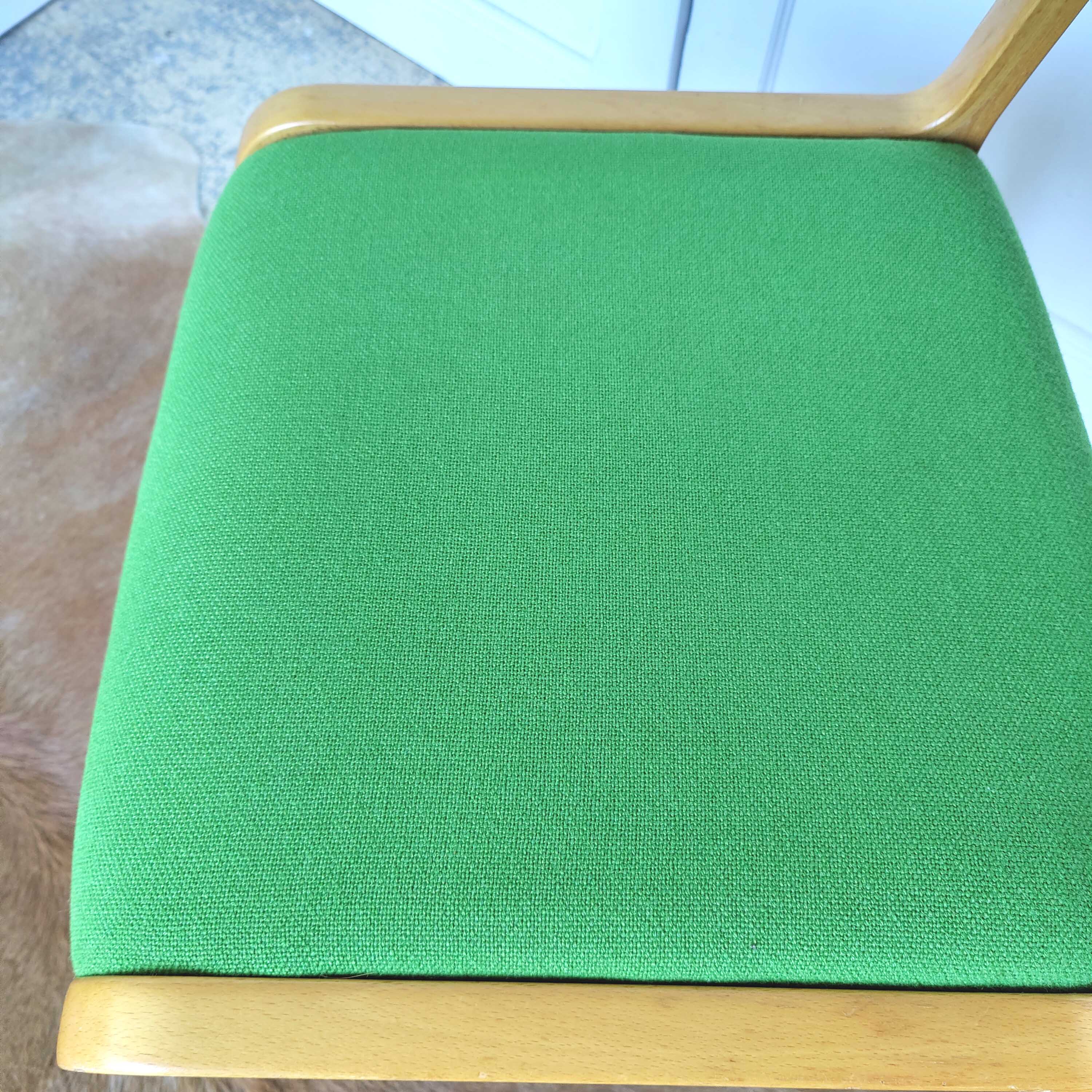 Curved wooden chairs design Wilhelm Ritz pou Wilkhahn 60s